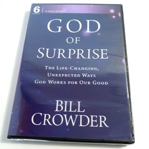 🏖 God of Surprise A 6 Session DVD Study by Bill Crowder NIB
